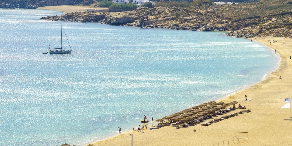 Elia Beach in Mykonos